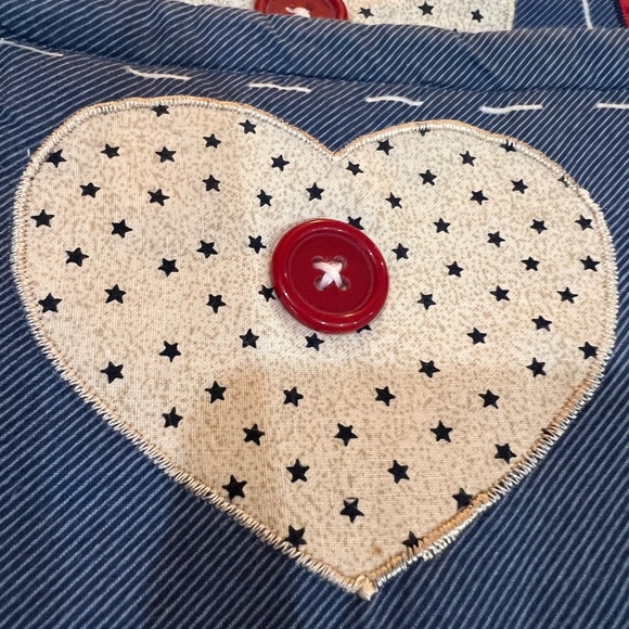 Patriotic , Set of 3  " God Bless America" 🇺🇸 Patchwork Placemats - Picture 9 of 10